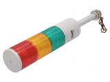 Coloană de Semnalizare LED Roşu/Ambră/Verde 24V