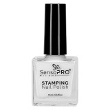 Cumpara ieftin Lac de Unghii pentru Stampila, SensoPRO Milano, White 10ml