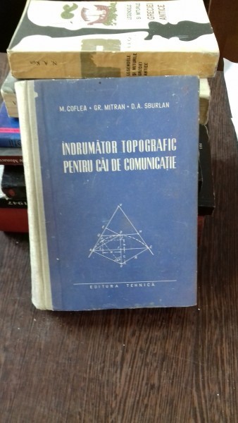 Indrumator topografic pentru cai de comunicatie