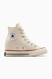 Converse teniși Chuck 70 Wedge femei, culoarea alb, A12562C