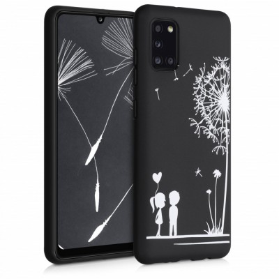 Husa pentru Samsung Galaxy A31, Silicon, Alb, 52939.03 foto