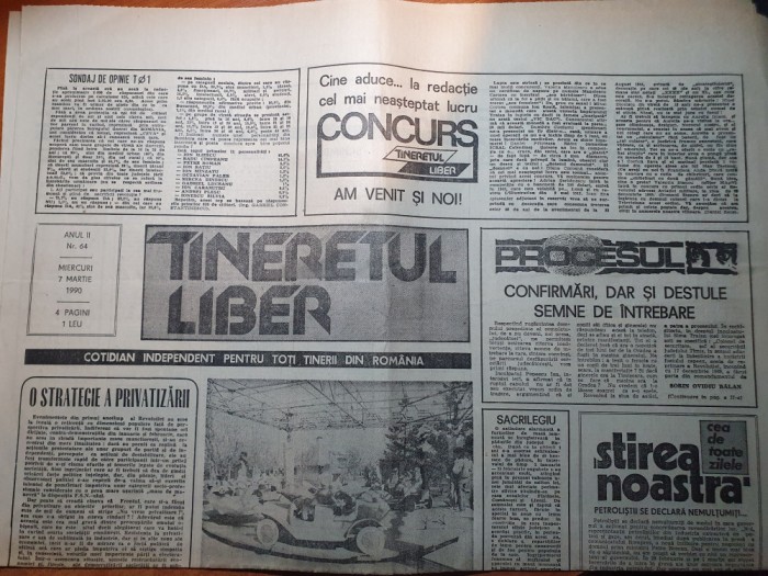 tineretul liber 7 martie 1990-procesul comunistilor