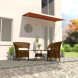 Gossi copertina retractabila, portocaliu si maro, 300 x 150 cm