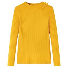 Tricou pentru m&acirc;neci lungi pentru copii, ocru, 116