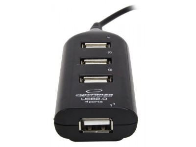 Hub 4 porturi usb esperanza MultiMark GlobalProd foto