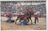 Bnk cp Corrida de toros - Arrastre del toro - necirculata, Spania, Printata