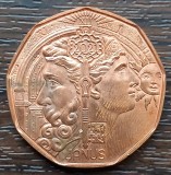 (M1811) MONEDA AUSTRIA - 5 EURO 2021, ZEUL JANUS, CUPRU, Europa