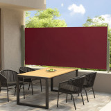 Copertina laterala retractabila de terasa, rosu, 140x300 cm GartenMobel Dekor, vidaXL