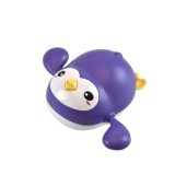Jucarie interactiva de baie pentru copii, eMazing, forma pinguin, culoare mov