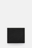 Barbour portofel de piele barbati, culoarea negru, MLG0021