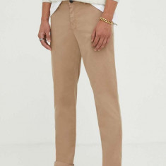 PS Paul Smith pantaloni barbati, culoarea bej, drept