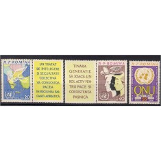 1961 - ONU, serie neuzata
