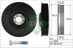 INA 544 0039 20 Set fulie, arbore cotit