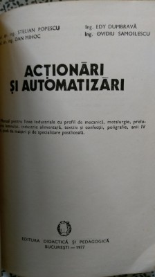 Manual scolar pentru licee industriale, carte 1977 foto