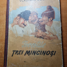 carte pentru copii - trei mincinosi - vladimir colin - din anul 1956