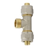 Teu alama, pentru tevi multistrat, FE, 20 mm x 3/4&quot;x 20 mm, 733L