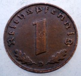2.787 GERMANIA 1 REICHSPFENNIG 1938 D, Europa, Bronz
