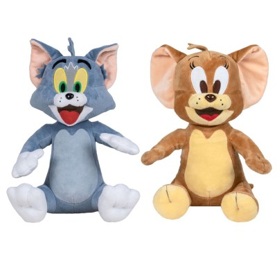 Set 2 jucarii din plus Tom 28 cm Jerry 25 cm foto