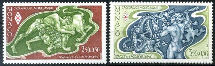 C2853 - Monaco 1981 - Crucea Rosie 2v. neuzat,perfecta stare