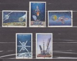 A12 S3 6 - Timbre foarte vechi - Cuba - cosmos - statii spatiale, Spatiu, Stampilat