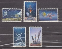 A12 S3 6 - Timbre foarte vechi - Cuba - cosmos - statii spatiale