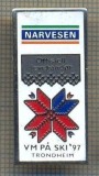 Y 1493 INSIGNA- SPORTIVA - SCHI(SKI)-NARVESEN-TRONDHEIM &#039;97-PENTRU COLECTIONARI