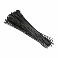 Coliere plastic 100buc 048x20cm - Negru Garage AutoRide foto