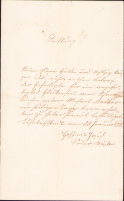 HST A704 Chitanță 1878 Dumbrăveni județul Sibiu limba germană foto
