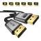 Cablu Display Port 2.1 LUVLU&reg;, DP la DP 16K@60Hz, 8K@120Hz, 4k@240Hz, viteza pana la 80Gbps, DSC 1.2a, HDR, 3D dinamic, HDCP, dublu impletit, gold pla
