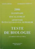 Teste de biologie pentru uz curent concursuri scolare si olimpiade - Ioana Arinis, Georgeta Chiracu