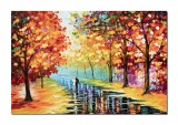 Cumpara ieftin Tablou GIGANT pictat manual dormitor, living - Impreuna pe aleea vietii (2) - 150x100cm ulei pe panza de in, cutit efect 3D, Fabulos!