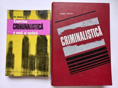 EXPERTIZA CRIMINALISTICA A VOCII SI VORBIRII- ION ANGHELESCU + CRIMINALISTICA foto