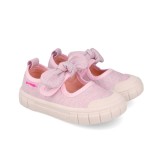 Pantofiori canvas pentru copii garvalin 252380, rosa (marime: 30)