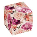 șervețele Cub, Floral, 100 Bucăți, 2 Straturi, Multicolor, cutie servetele, hartie, Oem
