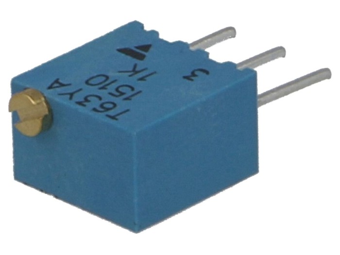 Rezistor trimer multitură 1k&Omega; IP67