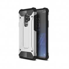 Husa Plastic - TPU OEM Tough Armor pentru Samsung Galaxy S9+ G965, Argintie