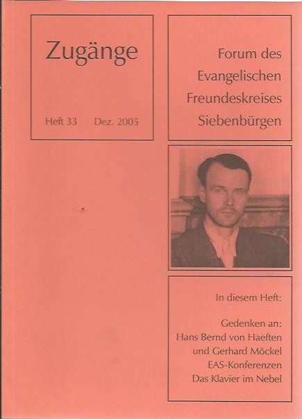 Zug&auml;nge, Heft 33 Dezember 2005