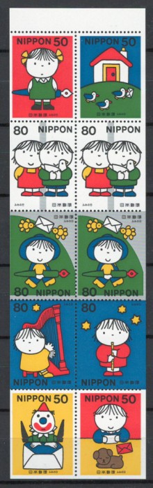Japonia 2000 Mi 2991/3004 D bkl pane MNH - Ziua scrierii scrisorilor