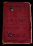 QW13 5 - 1925 - tematica CFR - Carnet de identitate CFR, Documente
