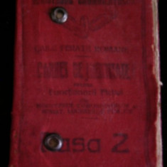 M3 C18 - 1925 - tematica CFR - Carnet de identitate CFR