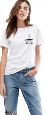 Tricou dama alb - Espresso Yourself II - S foto