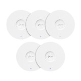 Set 5 x Access Point Wi-Fi 6, AX3000 Dual-Band, 3/5 dBi, 1 x RJ45 Gigabit, PoE - TP-Link Omada EAP653(5-pack) SafetyGuard Surveillance