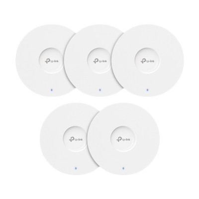 Set 5 x Access Point Wi-Fi 6, AX3000 Dual-Band, 3/5 dBi, 1 x RJ45 Gigabit, PoE - TP-Link Omada EAP653(5-pack) SafetyGuard Surveillance foto