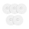 Set 5 x Access Point Wi-Fi 6, AX3000 Dual-Band, 3/5 dBi, 1 x RJ45 Gigabit, PoE - TP-Link Omada EAP653(5-pack) SafetyGuard Surveillance