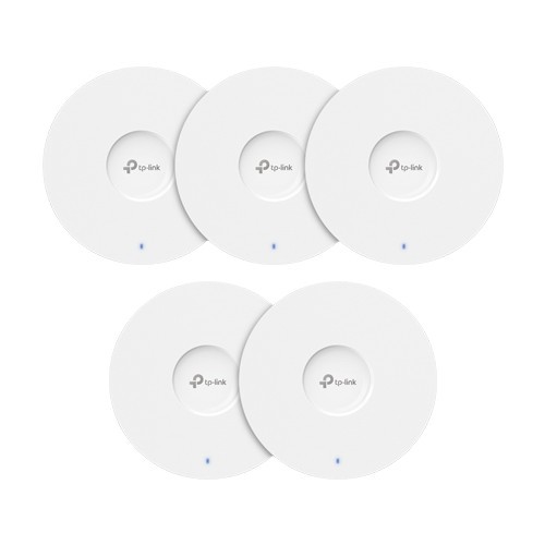 Set 5 x Access Point Wi-Fi 6, AX3000 Dual-Band, 3/5 dBi, 1 x RJ45 Gigabit, PoE - TP-Link Omada EAP653(5-pack) SafetyGuard Surveillance