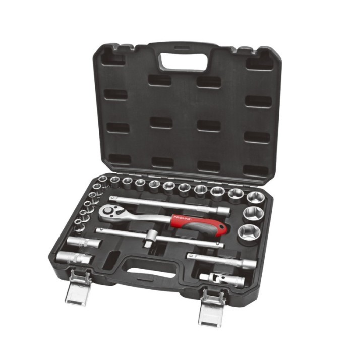 TRUSA TUBULARE 1/2&quot; 8-32MM - 25P.
