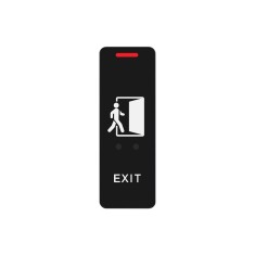 Buton EXIT cu senzor infrarosu fara atingere pentru control acces, 115 x 40 x 14.5 mm, IP65