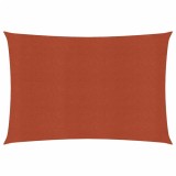 Cumpara ieftin Gossi panza parasolar caramiziu dreptunghiular 3,5x4,5m hdpe 160 g/m2