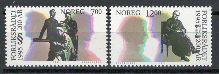 Norvegia 1995 MNH - A 200-a aniversare a consiliului de conciliere, nestampilat