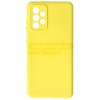 Husa Silicon Galben Samsung Galaxy A72, High Copy, Protectie Camera